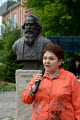 Фото Алексея Мазницина 23 мая 2014 года в этнопарке «Жастар» у памятника  Рабиндраната Тагора