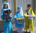 Участники конкурса за знание татарского языка и культуры с призами