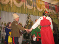 Ансамбль «Бастеньки» показывает традиционную святочную игру «В Оленя»